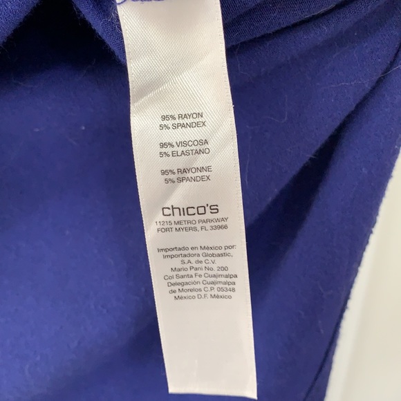 Chico’s Asymmetrical Tunic - Picture 4 of 6